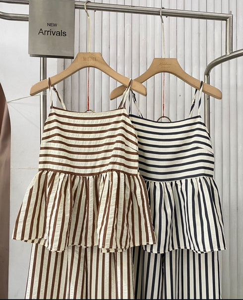 MATINEE Trendy Stripes Two Piece Sets